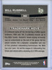 Bill Russell 2007-08 Trademark Moves #50 Red (#95/99)