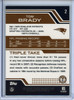 Tom Brady 2008 Triple Threads #2 Sepia (#060/249)