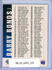 Barry Bonds 1994 Collector's Choice #316 Checklist