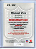 Michael Vick 2007 Draft Picks & Prospects, Upperclassmen Jersey #UC-MV Silver (#12/50)