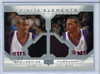 Amare Stoudemire, Anfernee Hardaway 2003-04 Finite, Elements Dual Warm-Ups #FE15 (1)