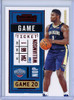 Zion Williamson 2020-21 Contenders #58 Game Ticket Red