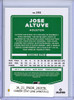 Jose Altuve 2021 Donruss #202 Career Stat Line (#067/311)