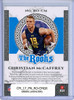 Christian McCaffrey 2017 Panini, The Rooks #RO-CM Greem (#054/399)