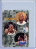 Kobe Bryant, Shareef Abdur-Rahim, Kendall Gill 1997 Collector's Choice International #65 Mini Stickers