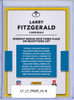 Larry Fitzgerald 2017 Donruss, Highlights #8