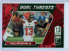 Odell Beckham Jr. 2021 Donruss Elite, Dual Threats #DT5 Green