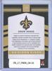 Drew Brees 2017 Donruss, Gridiron Kings #35