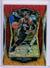 Paul George 2020-21 Select #156 Premier Level Red White Orange Shimmer