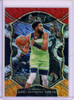 Karl-Anthony Towns 2020-21 Select #36 Concourse Red White Orange Shimmer