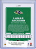 Lamar Jackson 2021 Donruss #239 Variations Press Proof Red