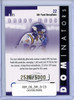 Randy Moss 2000 Donruss, Dominators #D-15 (#2526/5000)