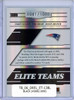 Tom Brady, Corey Dillon, Deion Branch 2006 Donruss Elite, Elite Teams #ET-13 Black (#0081/1000)