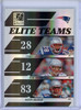 Tom Brady, Corey Dillon, Deion Branch 2006 Donruss Elite, Elite Teams #ET-13 Black (#0081/1000)