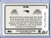 Tom Brady, Wes Welker 2012 Topps Magic, Charismatic Connections #CC-BW