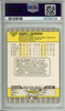 Randy Johnson 1989 Fleer #381 Marlboro Ad Completely Blacked Out PSA 8 Near Mint-Mint (#59799103)
