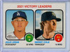 Julio Urias, Gerrit Cole 2022 Heritage #65 Victory Leaders