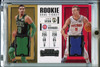 Jayson Tatum, Luke Kennard 2017-18 Contenders, Rookie Ticket Dual Swatches #RTD-7 (2)