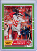 Patrick Mahomes II 2019 Chronicles, Classics #C-21 Red (#124/199) (CQ)