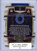 Peyton Manning 2021 Select #35 Concourse Black & Gold Die Cut (CQ)
