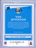 Van Jefferson 2020 Donruss Optic #176 (CQ)