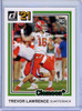 Trevor Lawrence 2021 Chronicles Draft Picks, Donruss #32 Green (CQ)