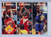 Michael Jordan, Dominique Wilkins, Karl Malone 1993-94 Hoops #283 League Leaders (CQ)