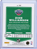 Zion Williamson 2021-22 Donruss #189 Holo Orange Laser (3)
