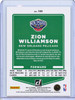 Zion Williamson 2021-22 Donruss #189 Holo Orange Laser (5)