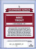 Mike Trout 2022 Donruss Optic #14 Diamond Kings (CQ)