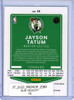 Jayson Tatum 2021-22 Donruss Optic #25 Blue Velocity (CQ)