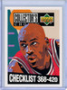 Michael Jordan 1994-95 Collector's Choice #420 Checklist (CQ)
