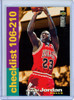 Michael Jordan 1995-96 Collector's Choice #210 Checklist (CQ)