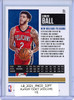 Lonzo Ball 2020-21 Contenders #32 Playoff Ticket (#031/249) (CQ)