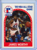 James Worthy 1989-90 Hoops #219 All-Star (CQ)