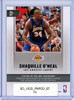 Shaquille O'Neal 2019-20 Panini Player of the Day #87 (CQ)