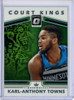 Karl-Anthony Towns 2017-18 Donruss Optic, Court Kings #32 (CQ)