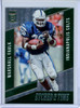 Marshall Faulk 2016 Donruss Elite, Etched in Time #ET-MF Green (CQ)