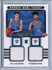 Chet Holmgren, Ousmane Dieng 2022-23 Contenders, Rookie Ticket Dual Swatches #RT2-OKC (1) (CQ)