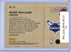 Mark Williams 2022-23 Hoops, Rookie Greetings #15 (CQ)