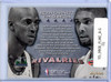 Kevin Garnett, Tim Duncan 1999-00 Metal, Rivalries #R-5 (CQ)