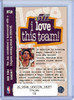 John Stockton 1995-96 Collector's Choice International #182 I Love This Team Italian (CQ)