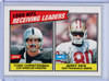 Todd Christensen, Jerry Rice 1987 Topps #228 Receiving Leaders (CQ)