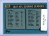 Jim Breech, Jerry Rice 1988 Topps #218 Scoring Leaders (CQ)