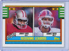 Jerry Rice, Andre Reed 1990 Topps #431 Receiving Leaders (CQ)