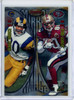 Isaac Bruce, Jerry Rice, Marvin Harrison, Tony Martin 1997 Bowman's Best, Mirror Images #MI7 (CQ)