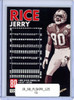 Jerry Rice 1998 Skybox Premium #125 (CQ)