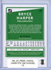 Bryce Harper 2020 Donruss #193 Career Stat Line (#493/500) (CQ)