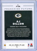 AJ Dillon 2022 Donruss, Franchise Future #FF-AJD (CQ)