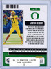 Justin Herbert 2021 Contenders Draft Picks #11 Game Ticket Red (CQ)